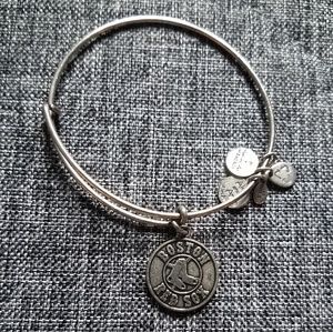 Alex and Ani silver Boston Red Sox charm bracelet